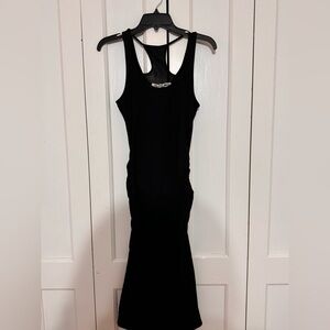 Michael Stars razor back ruched dress